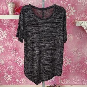 Source Unknown Charcoal Heathered Top